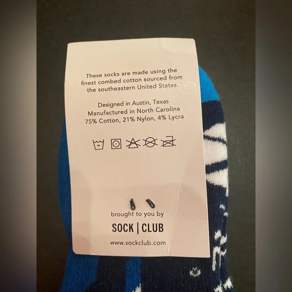 Aevex Aerospace‎ Corporation Blue One Size Socks